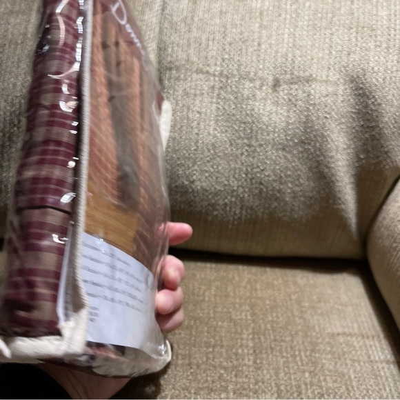 RUSTIC PRIMITIVE LODGE CAMPFIRE QUILTED COLLECTION FROM DONNA SHARP Euro Sham - Picture 6 of 7